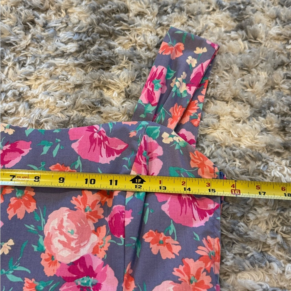 Vintage Laura Ashley Floral Mini Dress Size 12 Sweetheart Cottagecore 80’s Bow - Picture 6 of 9